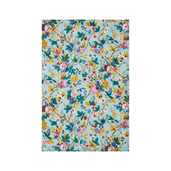 V&A Kilburn Turquoise Chintz tea towel